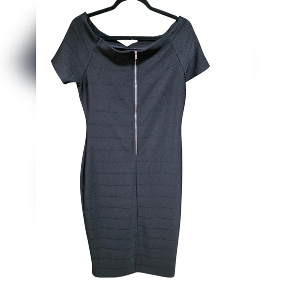 Haute Monde Black Midi Dress Size XLarge - Picture 5 of 5